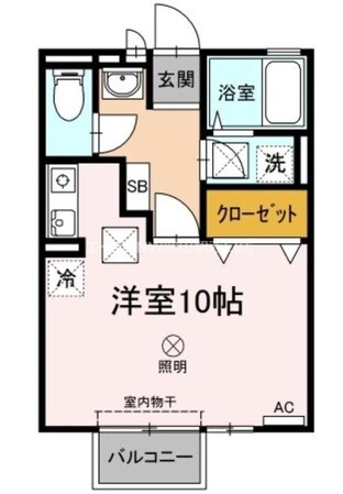 カルチェ出屋敷の物件間取画像